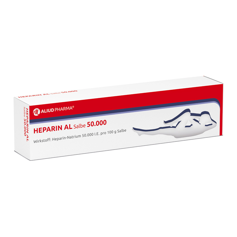 Heparin AL Salbe 50.000 bei Prellungen oder Blutergüssen Abbildung für Heparin AL Salbe 50.000 bei Prellungen oder Blutergüssen