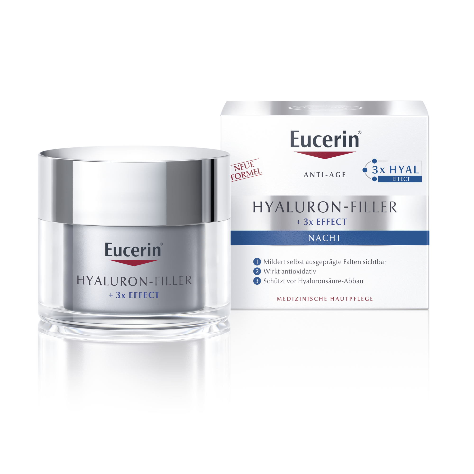 EUCERIN Anti-Age Hyaluron-Filler Nacht Tiegel Abbildung für EUCERIN Anti-Age Hyaluron-Filler Nacht Tiegel