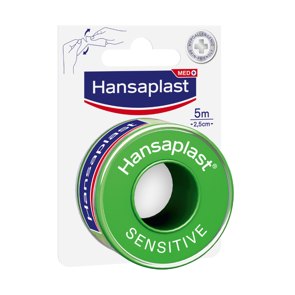 HANSAPLAST Fixierpfl.Sensitive 2,5 cmx5 m Abbildung für HANSAPLAST Fixierpfl.Sensitive 2,5 cmx5 m