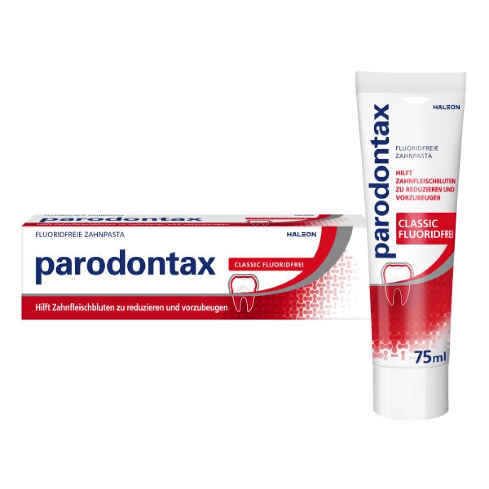 Parodontax Classic Fluoridfrei Zahnpasta Abbildung für Parodontax Classic Fluoridfrei Zahnpasta