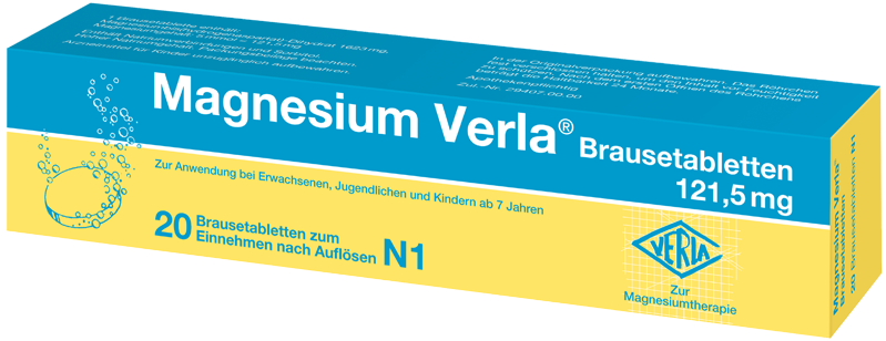 Magnesium Verla® Brausetabletten Abbildung für Magnesium Verla® Brausetabletten