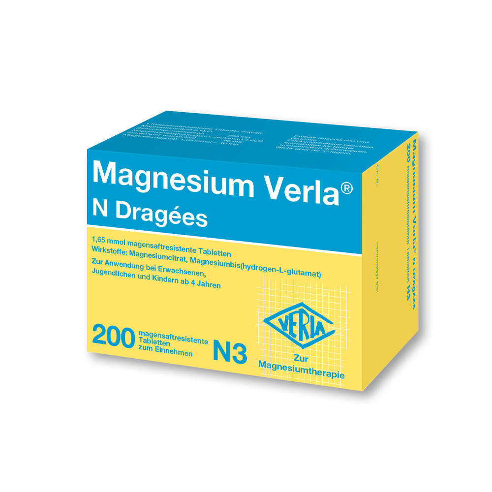 Magnesium Verla® N Dragées Abbildung für Magnesium Verla® N Dragées