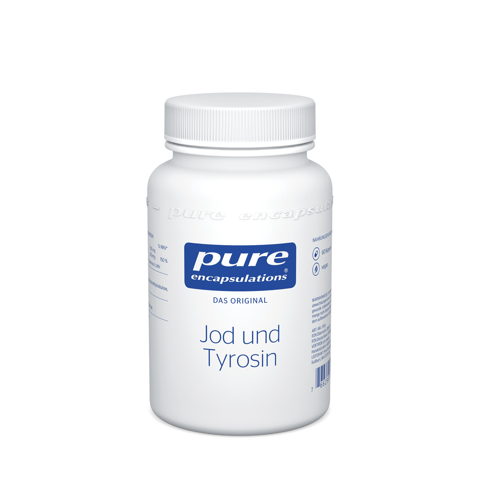 PURE ENCAPSULATIONS Jod und Tyrosin Kapseln Abbildung für PURE ENCAPSULATIONS Jod und Tyrosin Kapseln