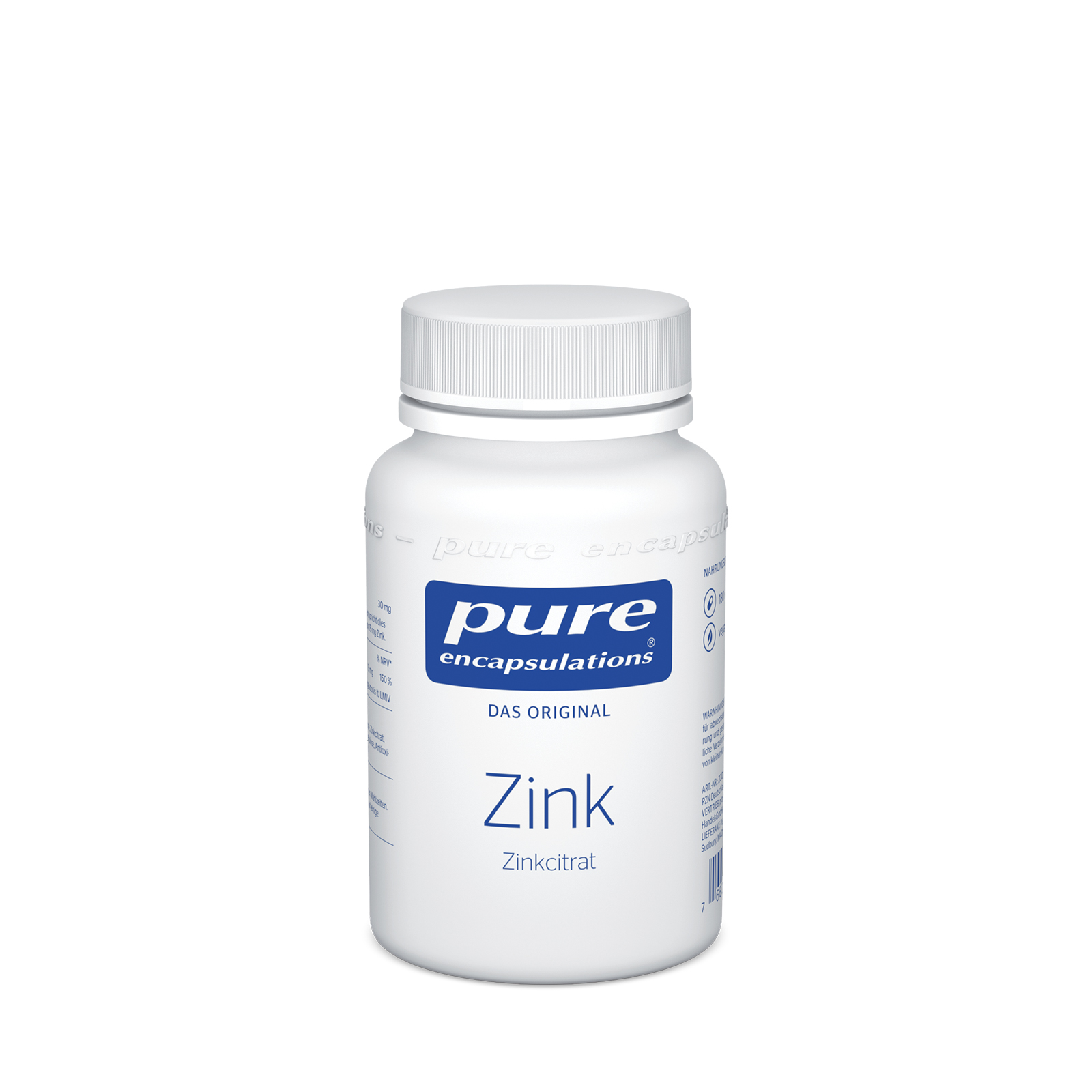 PURE ENCAPSULATIONS Zink Zinkcitrat Kapseln Abbildung für PURE ENCAPSULATIONS Zink Zinkcitrat Kapseln