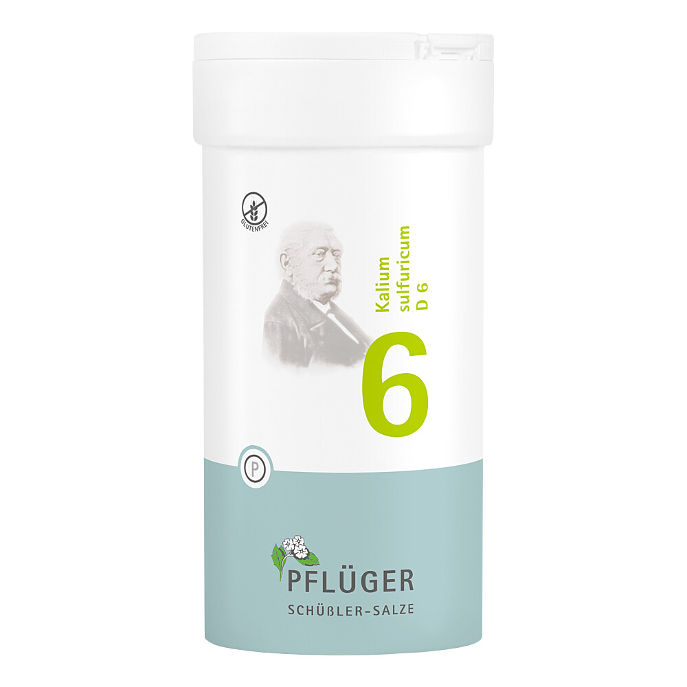 BIOCHEMIE Pflüger 6 Kalium sulfuricum D 6 Tabl. Abbildung für BIOCHEMIE Pflüger 6 Kalium sulfuricum D 6 Tabl.