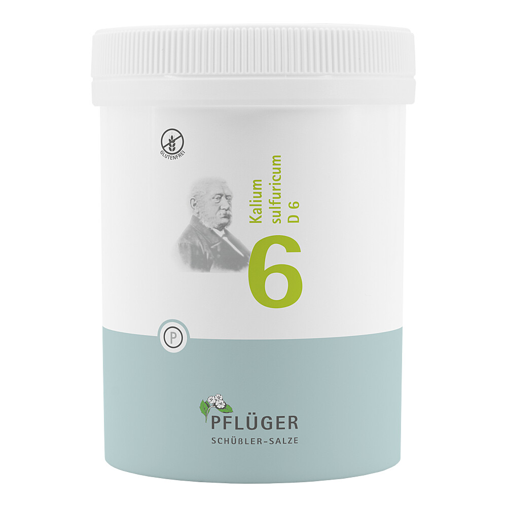 BIOCHEMIE Pflüger 6 Kalium sulfuricum D 6 Tabl. Abbildung für BIOCHEMIE Pflüger 6 Kalium sulfuricum D 6 Tabl.