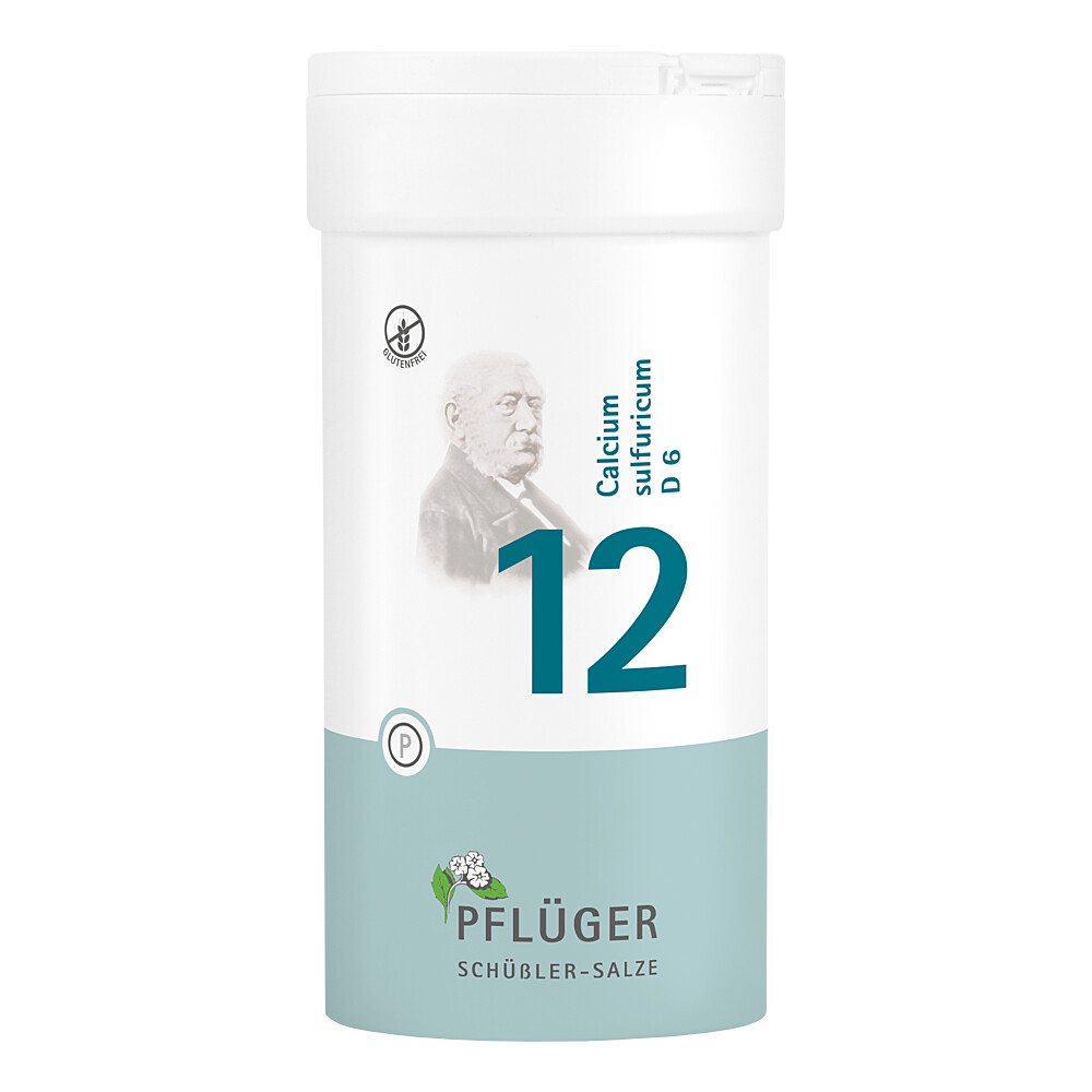 BIOCHEMIE Pflüger 12 Calcium sulfuricum D 6 Tabl. Abbildung für BIOCHEMIE Pflüger 12 Calcium sulfuricum D 6 Tabl.