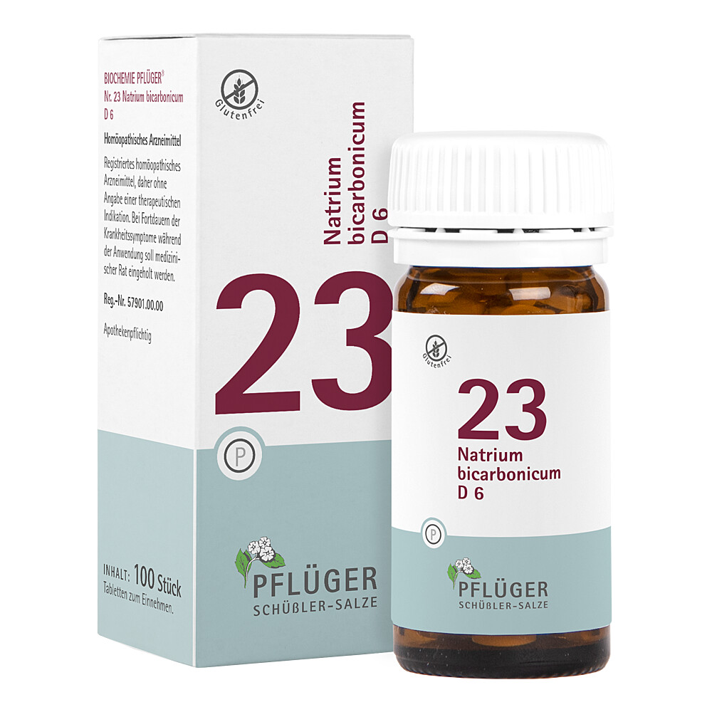 BIOCHEMIE Pflüger 23 Natrium bicarbonicum D 6 Tabletten Abbildung für BIOCHEMIE Pflüger 23 Natrium bicarbonicum D 6 Tabletten