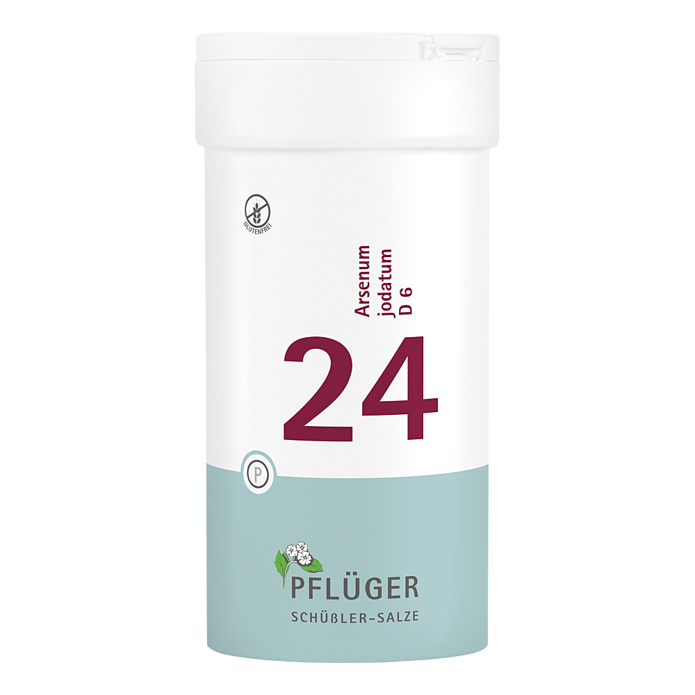 BIOCHEMIE Pflüger 24 Arsenum jodatum D 6 Tabletten Abbildung für BIOCHEMIE Pflüger 24 Arsenum jodatum D 6 Tabletten