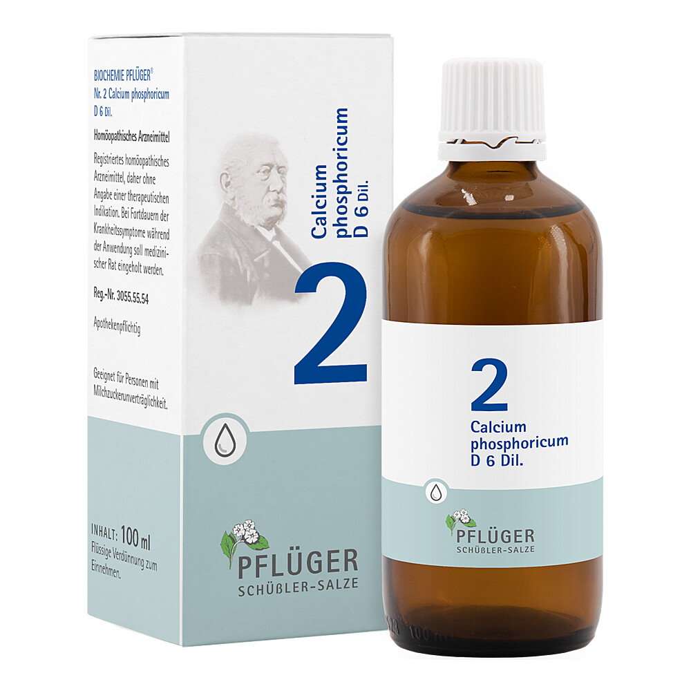 BIOCHEMIE Pflüger 2 Calcium phosphoricum D 6 Tro. Abbildung für BIOCHEMIE Pflüger 2 Calcium phosphoricum D 6 Tro.