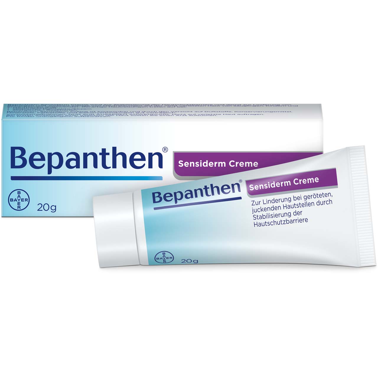 BEPANTHEN Sensiderm Creme zur Linderung bei geröteten, juckenden Hautstellen durch Stabilisierung der Hautbarriere Abbildung für BEPANTHEN Sensiderm Creme zur Linderung bei geröteten, juckenden Hautstellen durch Stabilisierung der Hautbarriere