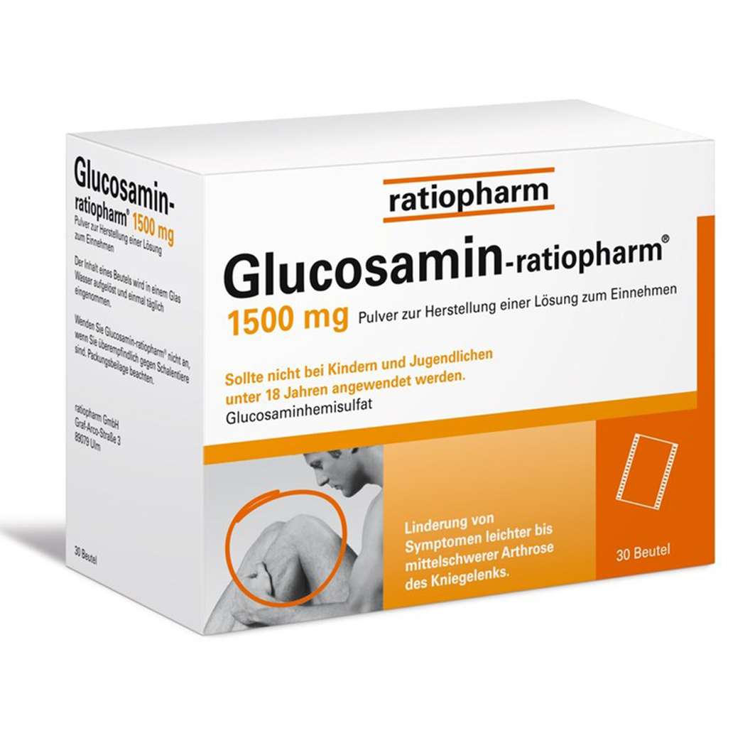 GLUCOSAMIN-RATIOPHARM 1500 mg Plv.z.H.e.L.z.Einn. Abbildung für GLUCOSAMIN-RATIOPHARM 1500 mg Plv.z.H.e.L.z.Einn.