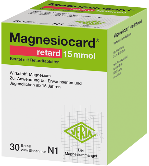 Magnesiocard® retard 15 mmol Abbildung für Magnesiocard® retard 15 mmol