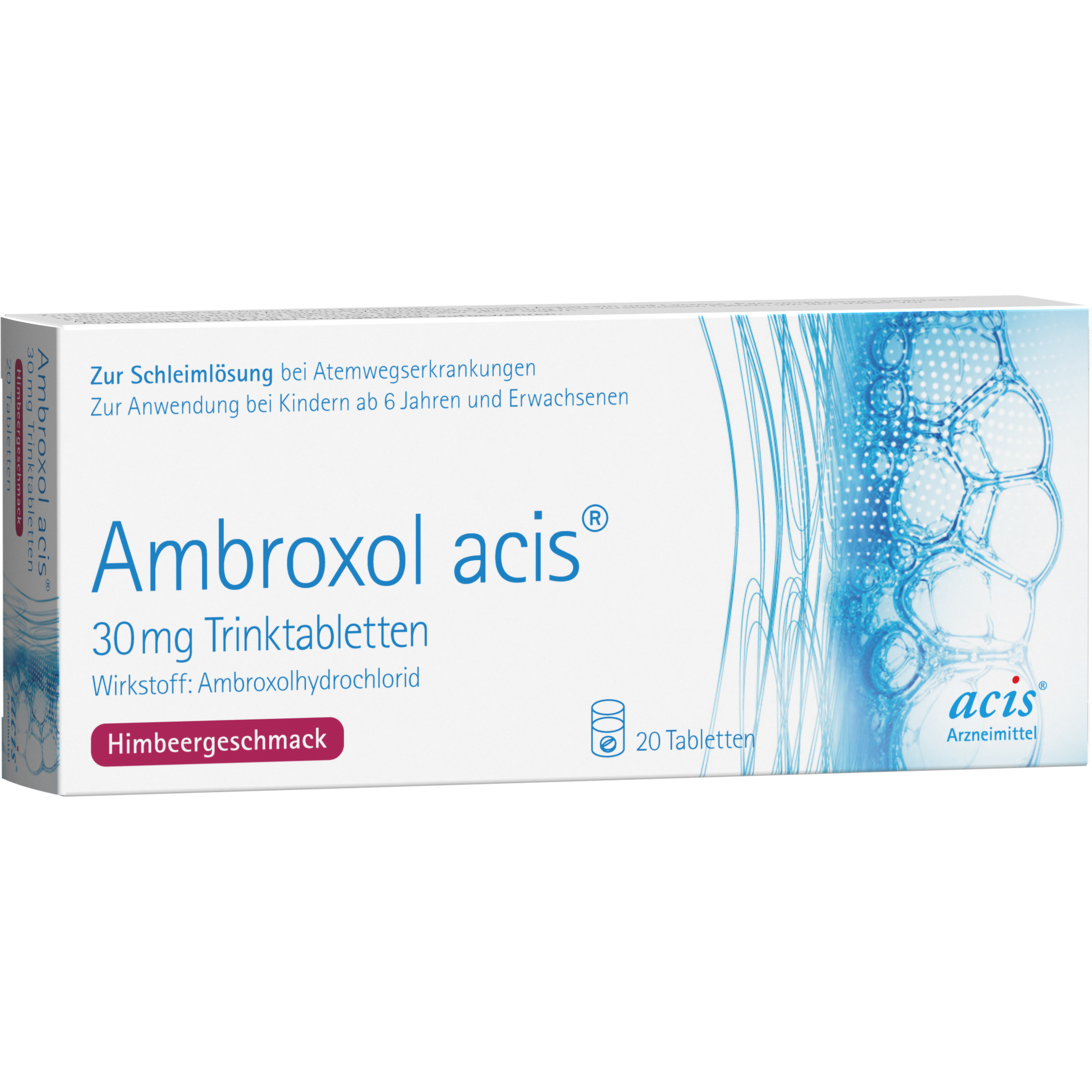 AMBROXOL acis 30 mg Trinktabletten Abbildung für AMBROXOL acis 30 mg Trinktabletten
