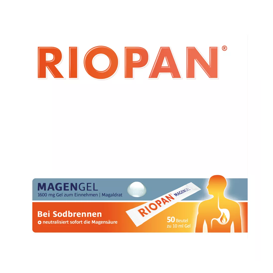 RIOPAN Magen Gel Stick-Pack bei Sodbrennen Abbildung für RIOPAN Magen Gel Stick-Pack bei Sodbrennen