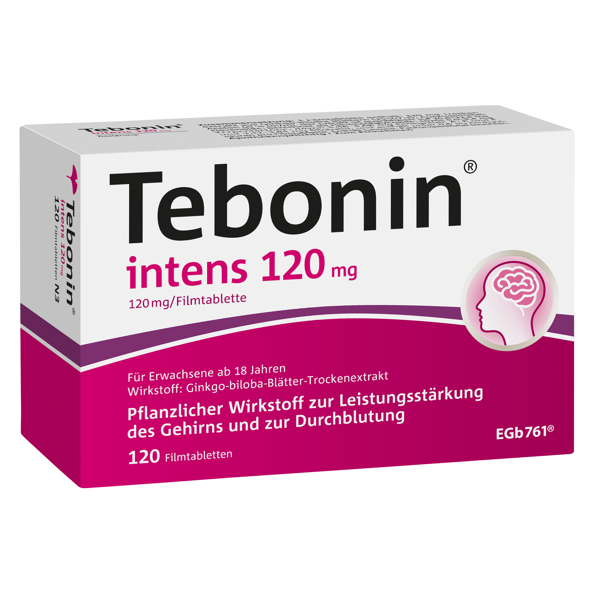 TEBONIN intens 120 mg Filmtabletten Abbildung für TEBONIN intens 120 mg Filmtabletten