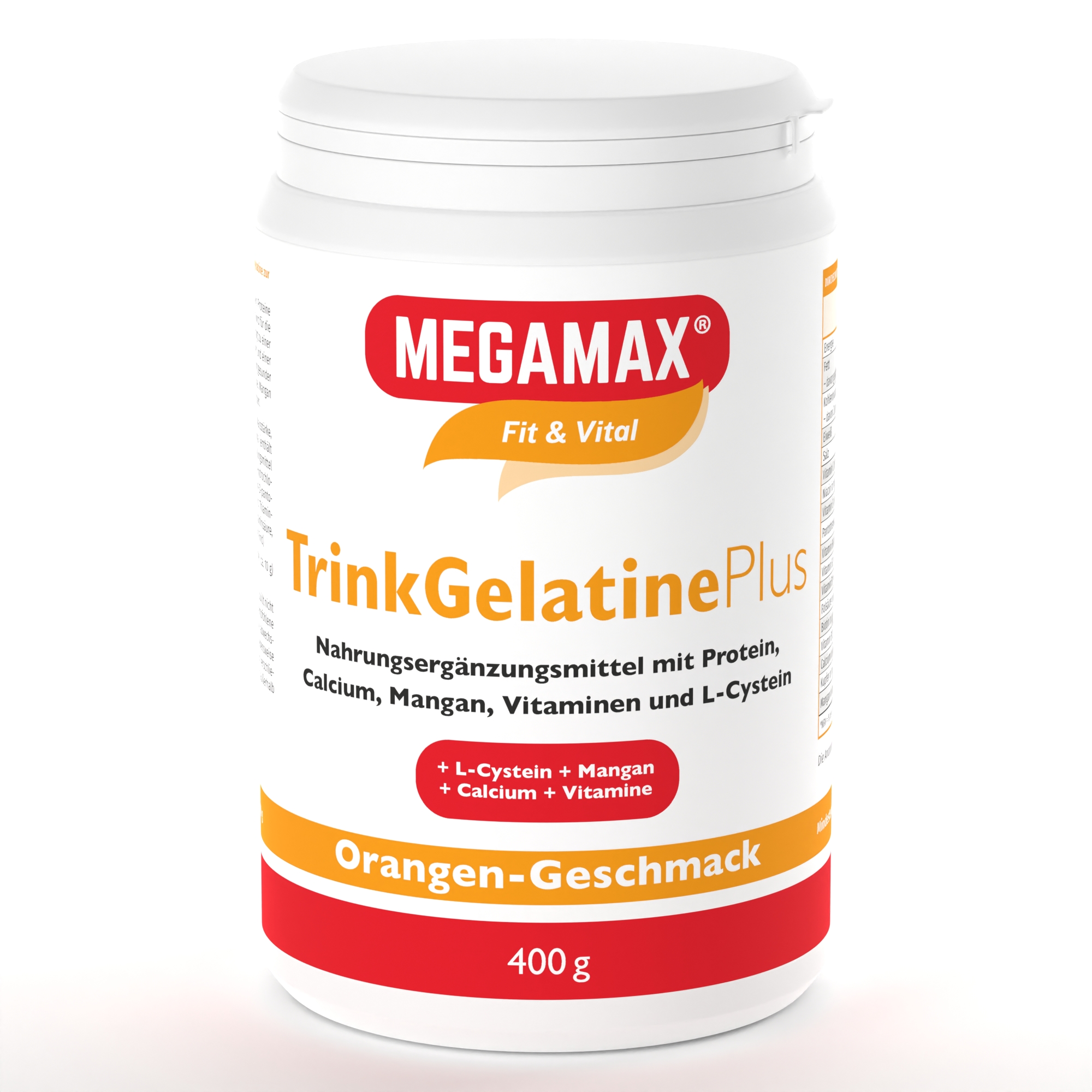 MEGAMAX Trinkgelatine Pulver Abbildung für MEGAMAX Trinkgelatine Pulver