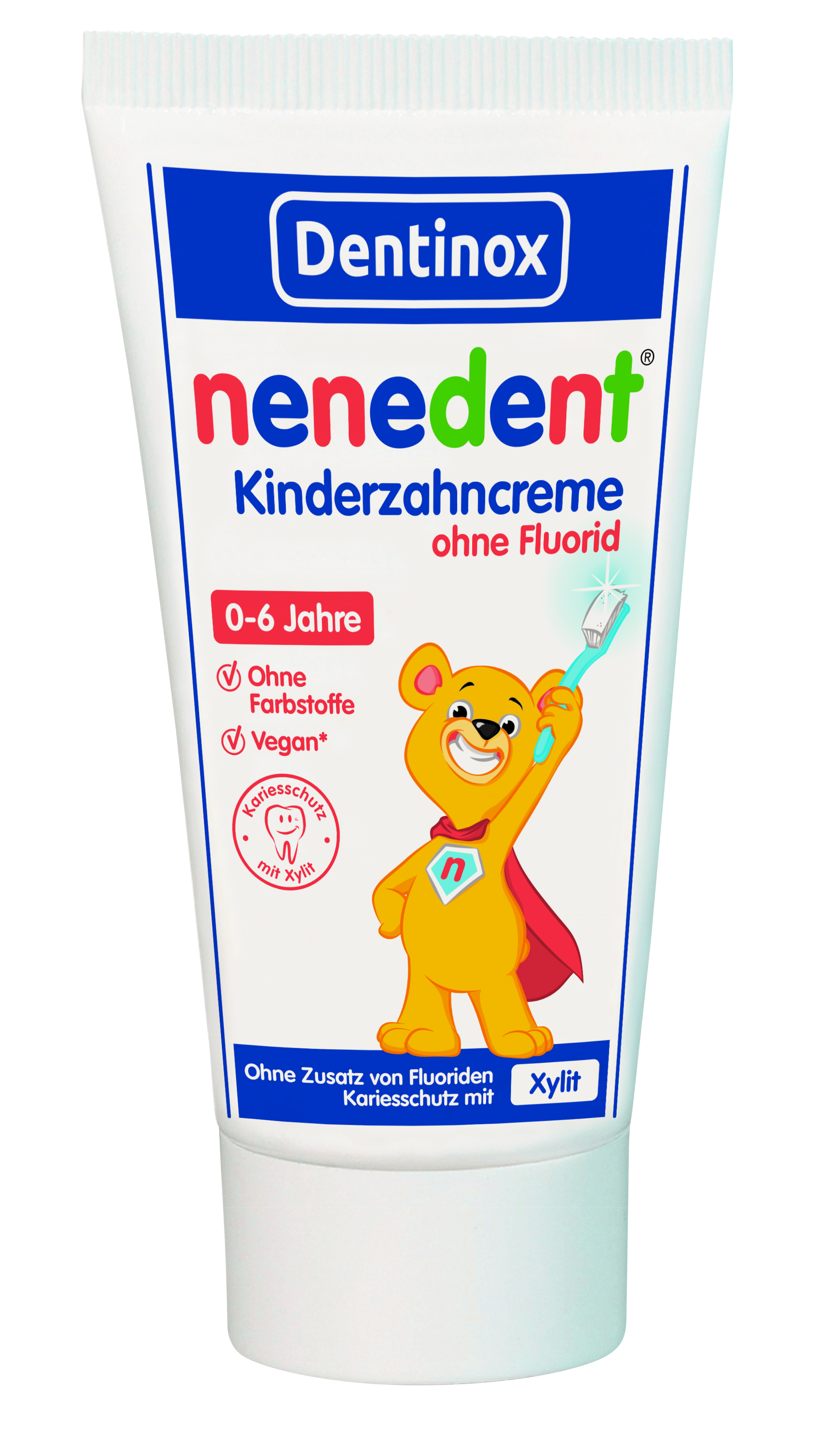 NENEDENT Kinderzahncreme o.Fluorid Standtube Abbildung für NENEDENT Kinderzahncreme o.Fluorid Standtube