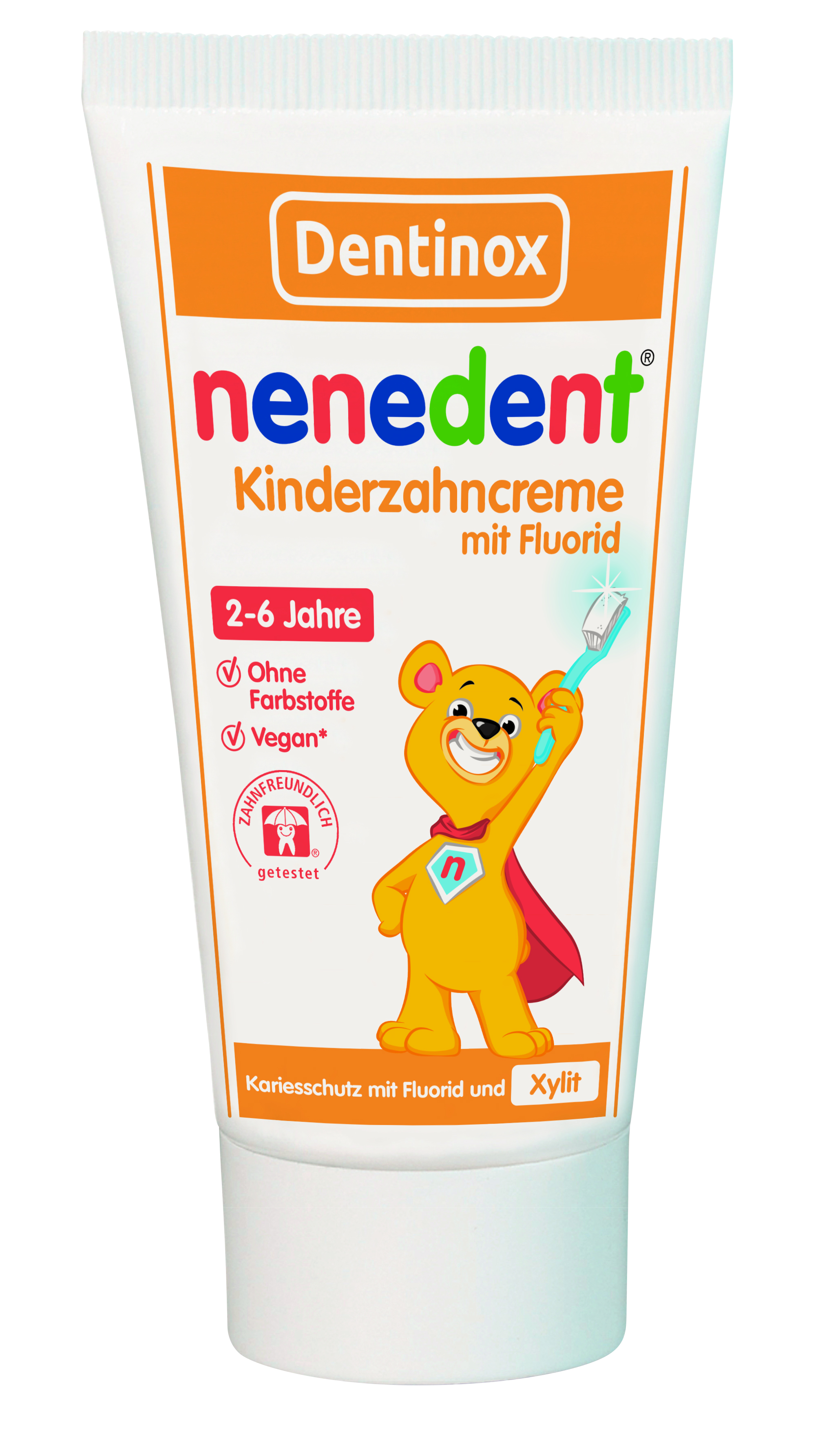 NENEDENT Kinderzahncreme m.Fluorid Standtube Abbildung für NENEDENT Kinderzahncreme m.Fluorid Standtube