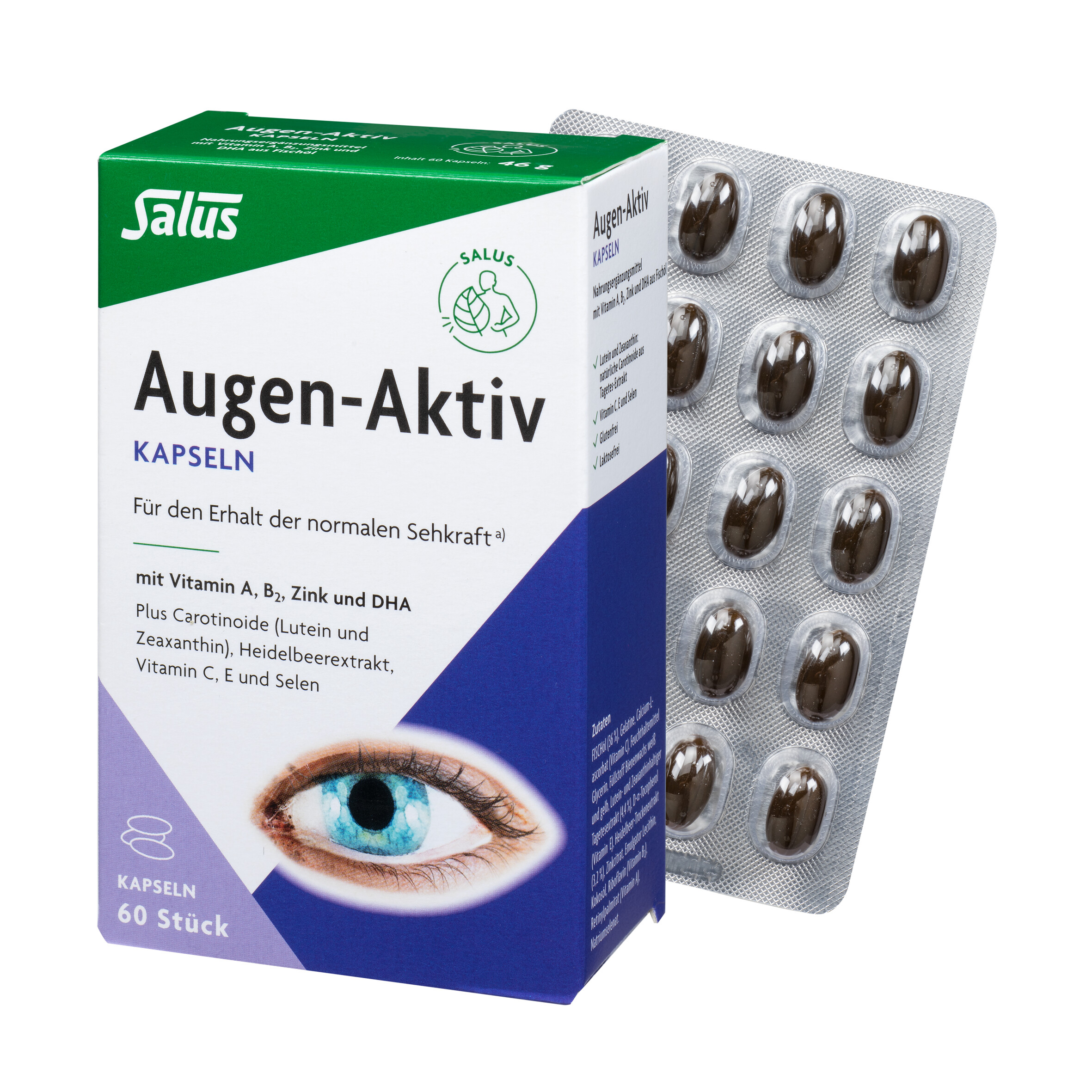 Salus AUGEN AKTIV Kapseln Abbildung für Salus AUGEN AKTIV Kapseln