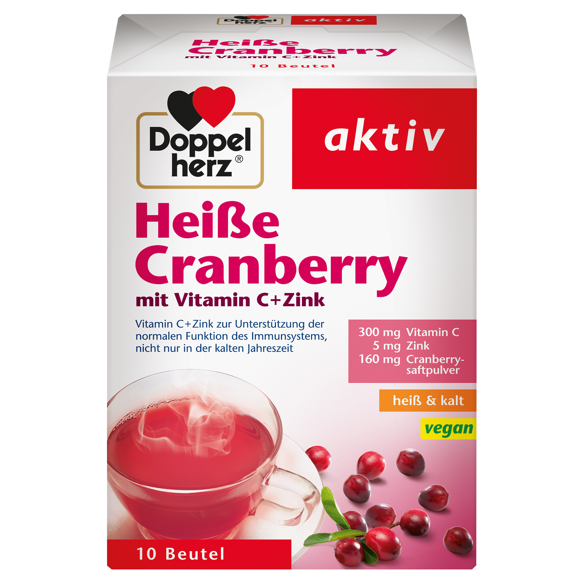 DOPPELHERZ heiße Cranberry m.Vit.C+Zink Granulat Abbildung für DOPPELHERZ heiße Cranberry m.Vit.C+Zink Granulat