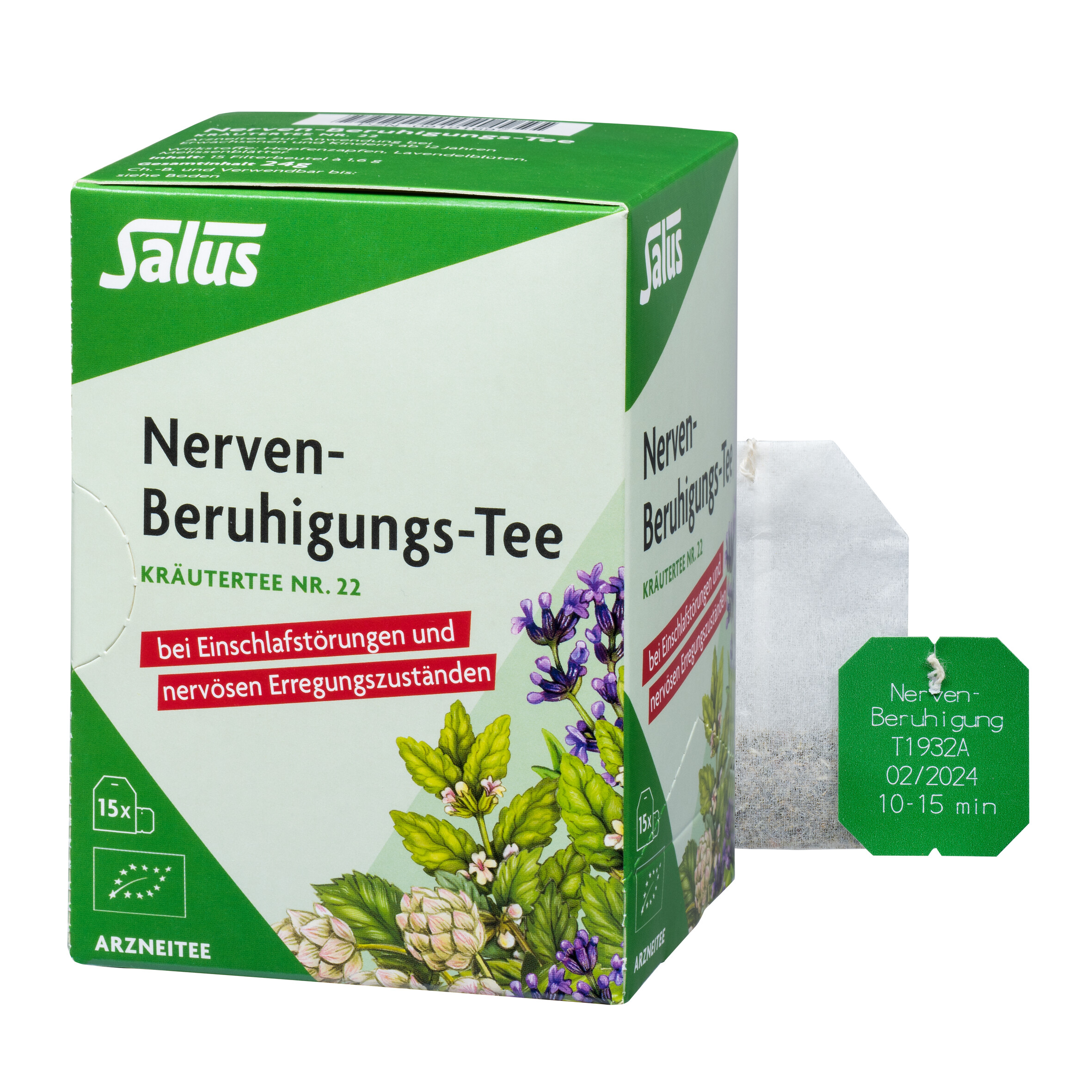 NERVEN-BERUHIGUNGS-Tee Kräutertee Nr.22 Bio Salus Abbildung für NERVEN-BERUHIGUNGS-Tee Kräutertee Nr.22 Bio Salus