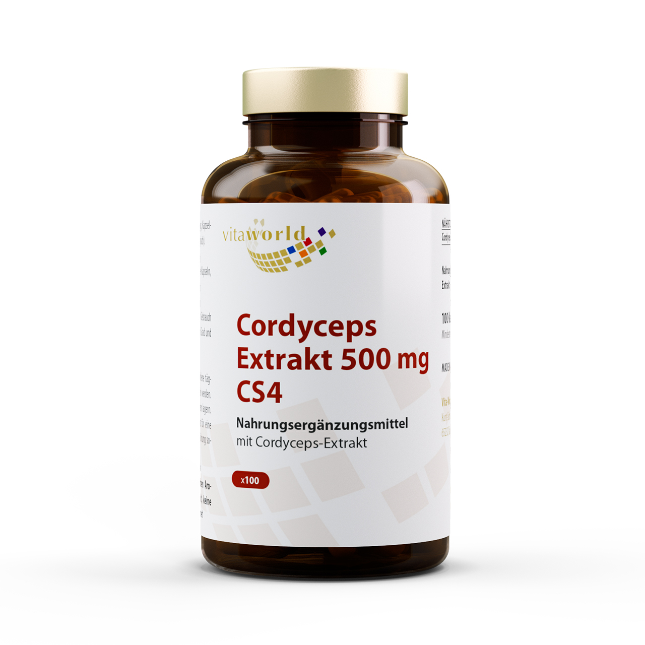 CORDYCEPS EXTRAKT 500 mg Kapseln Abbildung für CORDYCEPS EXTRAKT 500 mg Kapseln