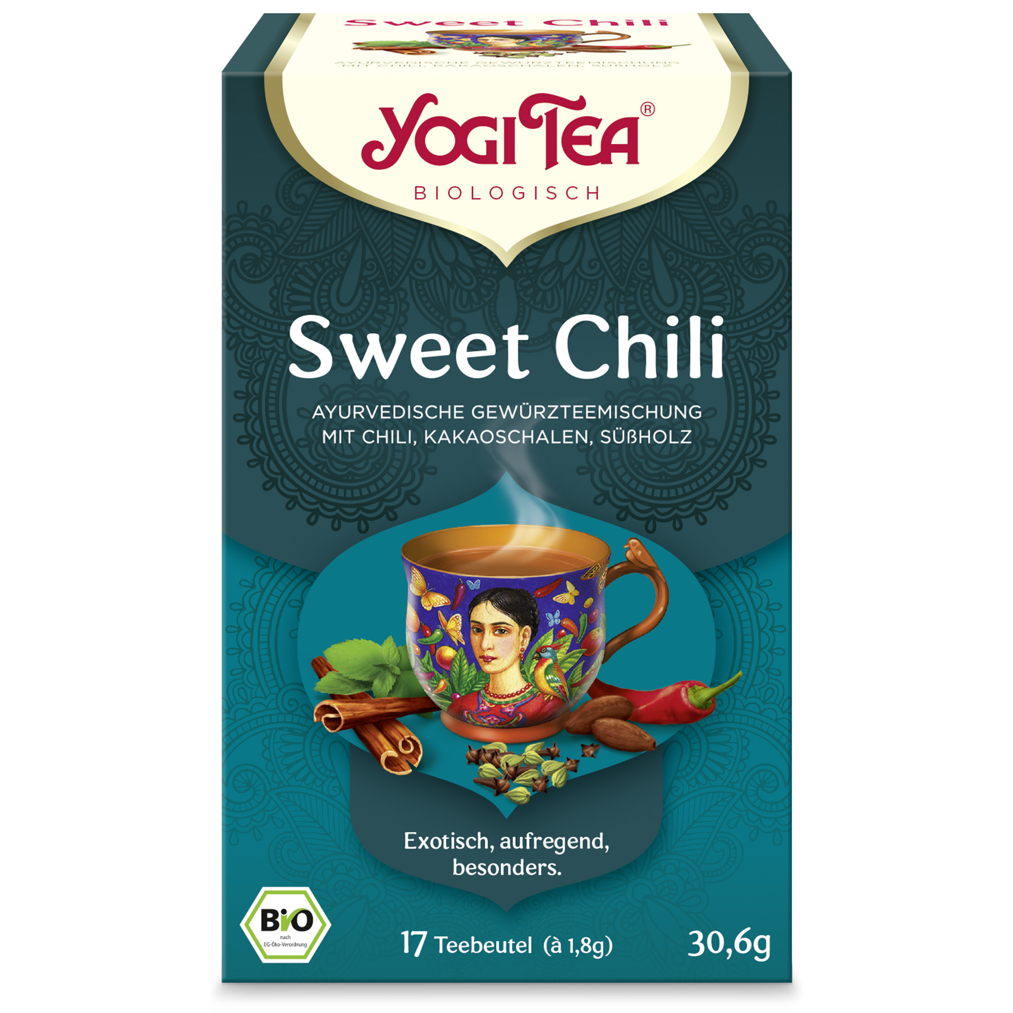 YOGI TEA Sweet Chili Bio Filterbeutel Abbildung für YOGI TEA Sweet Chili Bio Filterbeutel