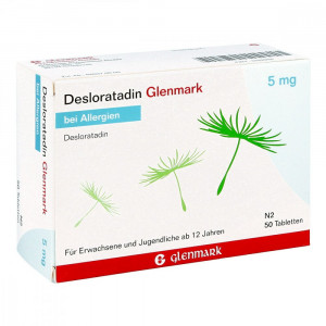 DESLORATADIN Glenmark 5 mg Tabletten Abbildung für DESLORATADIN Glenmark 5 mg Tabletten