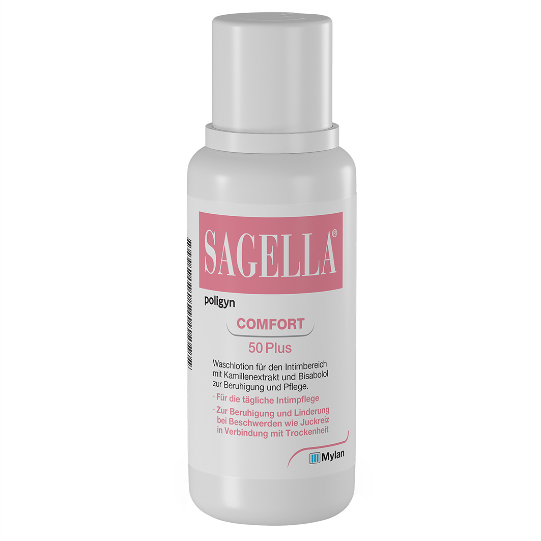 SAGELLA poligyn Intimwaschlotion für Frauen 50+ Abbildung für SAGELLA poligyn Intimwaschlotion für Frauen 50+