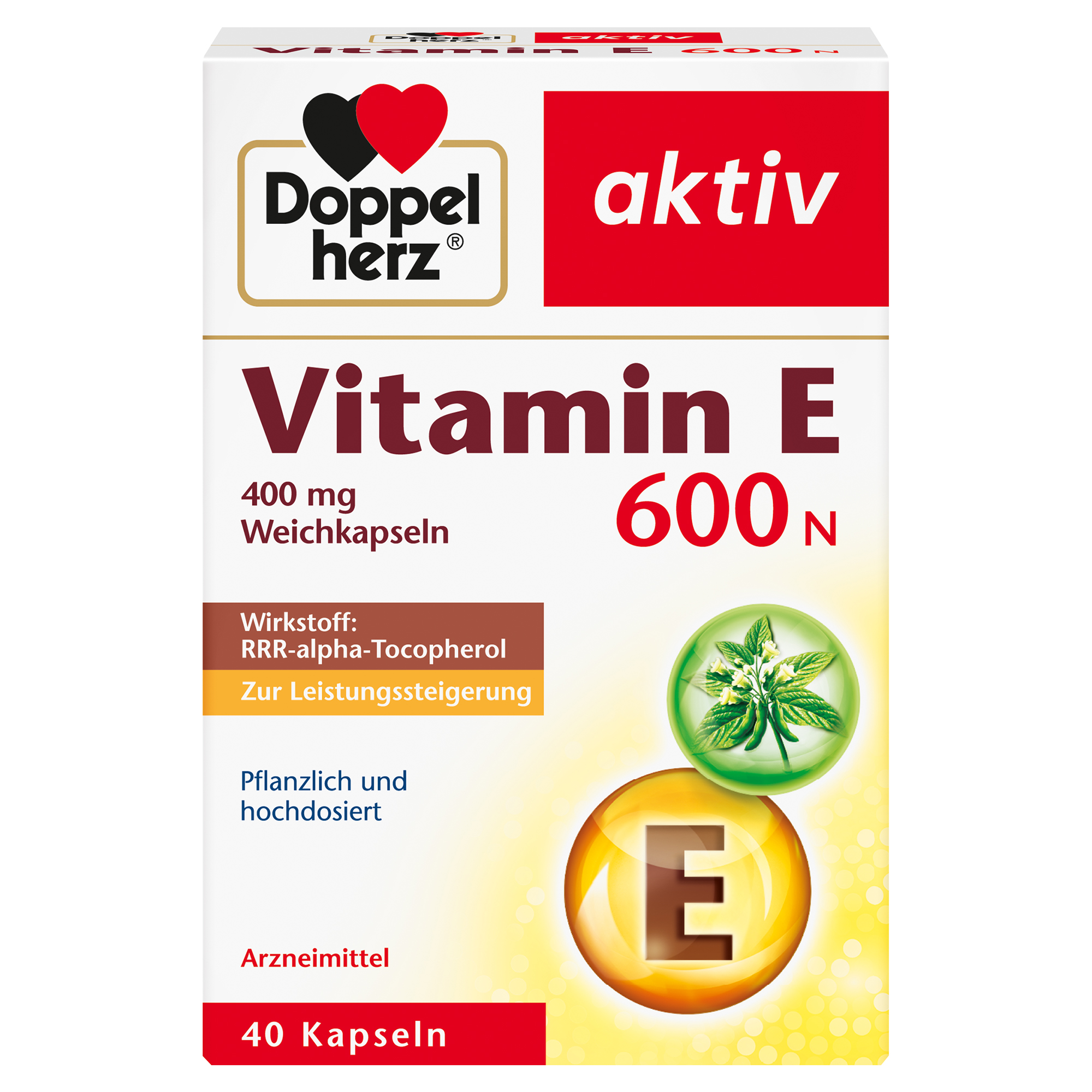 DOPPELHERZ Vitamin E 600 N Weichkapseln Abbildung für DOPPELHERZ Vitamin E 600 N Weichkapseln