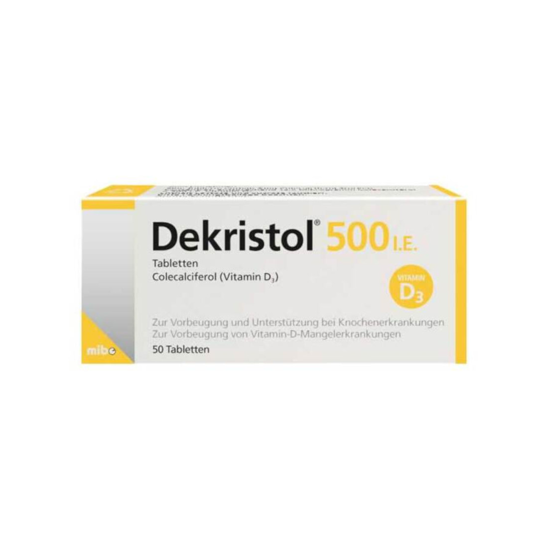 DEKRISTOL 500 I.E. Tabletten Abbildung für DEKRISTOL 500 I.E. Tabletten