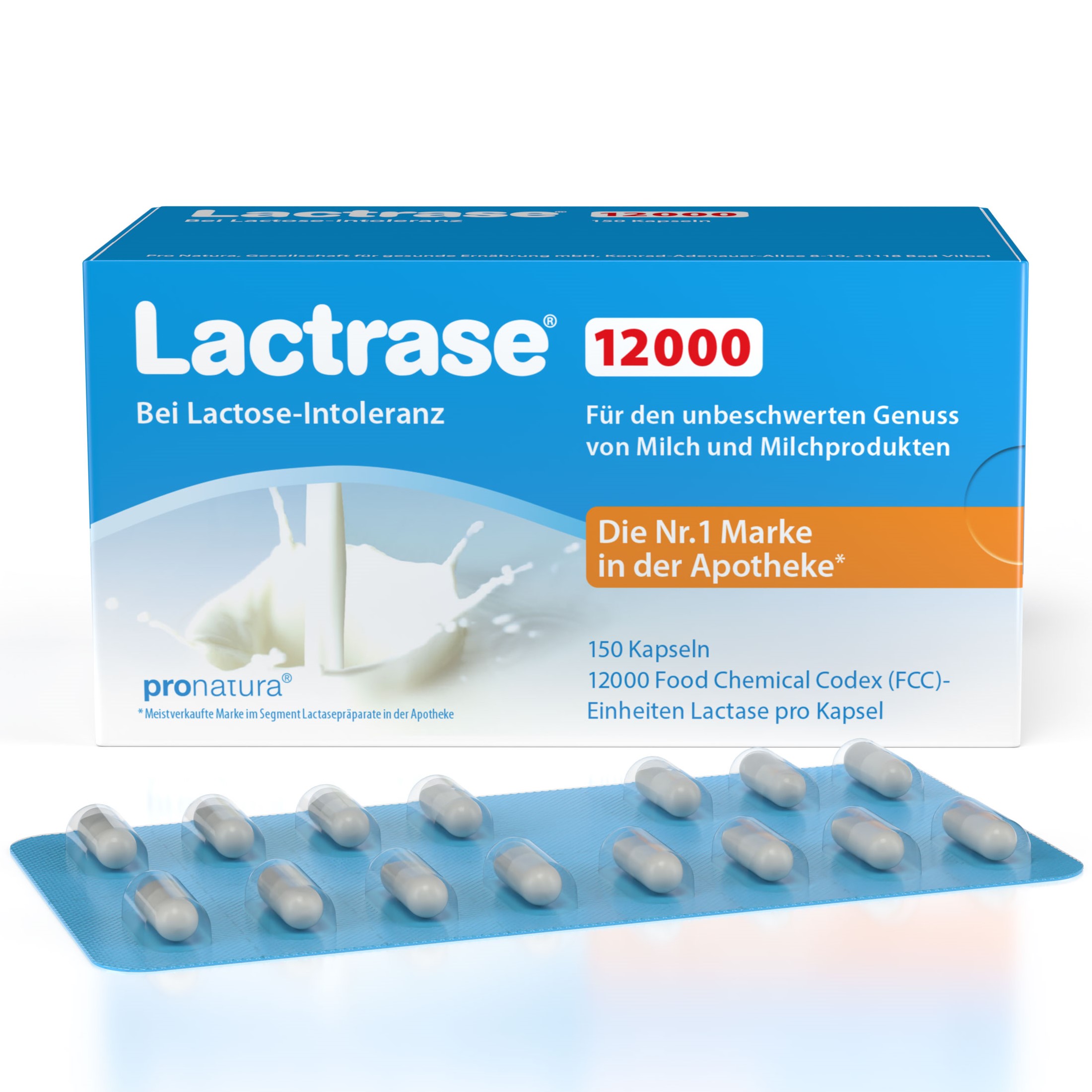 LACTRASE 12.000 FCC Kapseln Abbildung für LACTRASE 12.000 FCC Kapseln