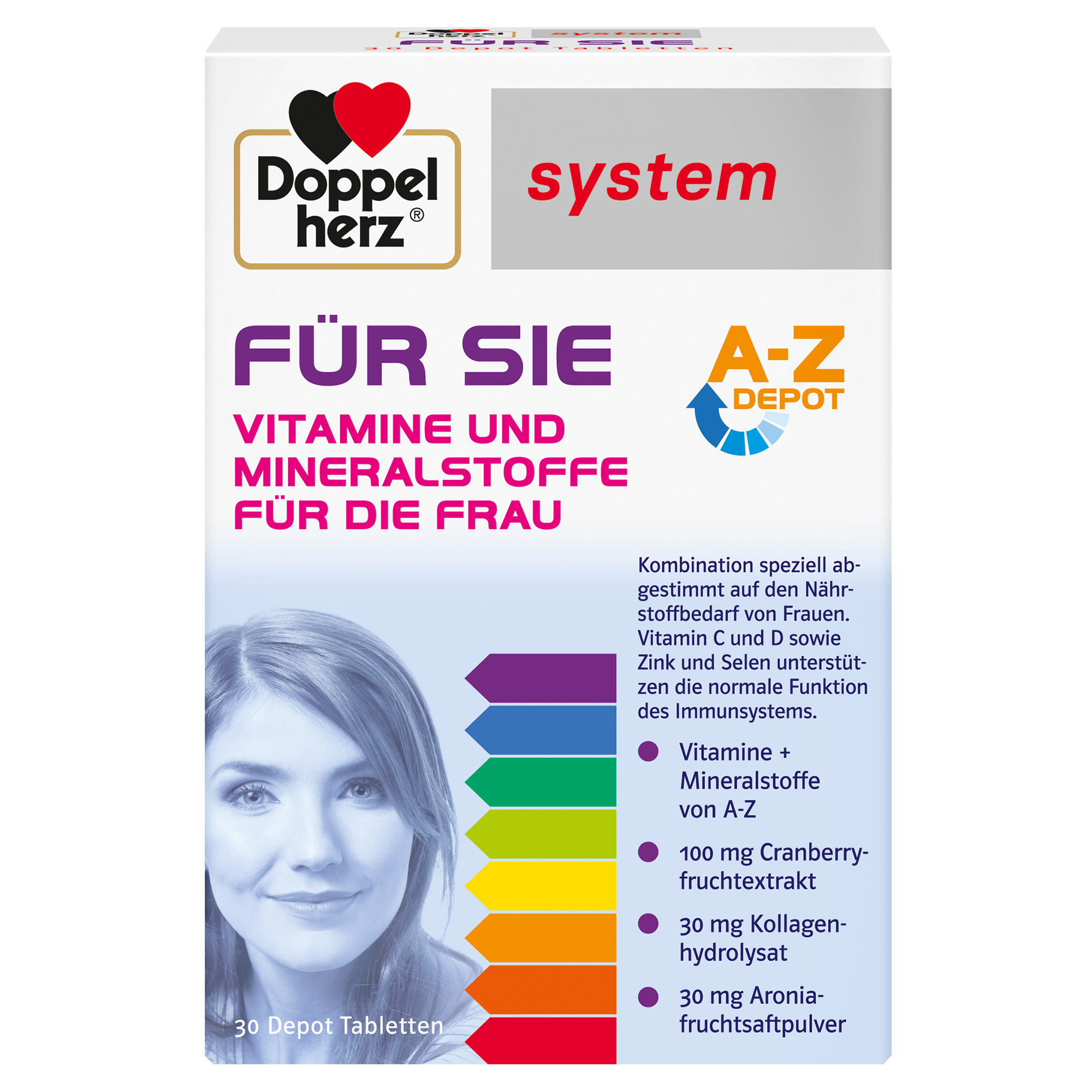 DOPPELHERZ für SIE system Tabletten Abbildung für DOPPELHERZ für SIE system Tabletten