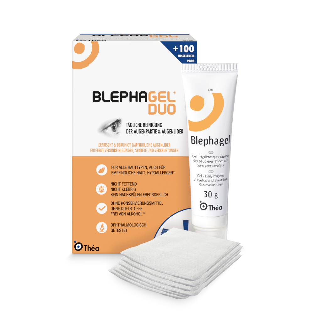 BLEPHAGEL Duo 30 g+Pads Abbildung für BLEPHAGEL Duo 30 g+Pads