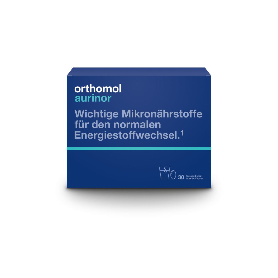 ORTHOMOL aurinor Granulat/Kaps.Kombipack. Abbildung für ORTHOMOL aurinor Granulat/Kaps.Kombipack.