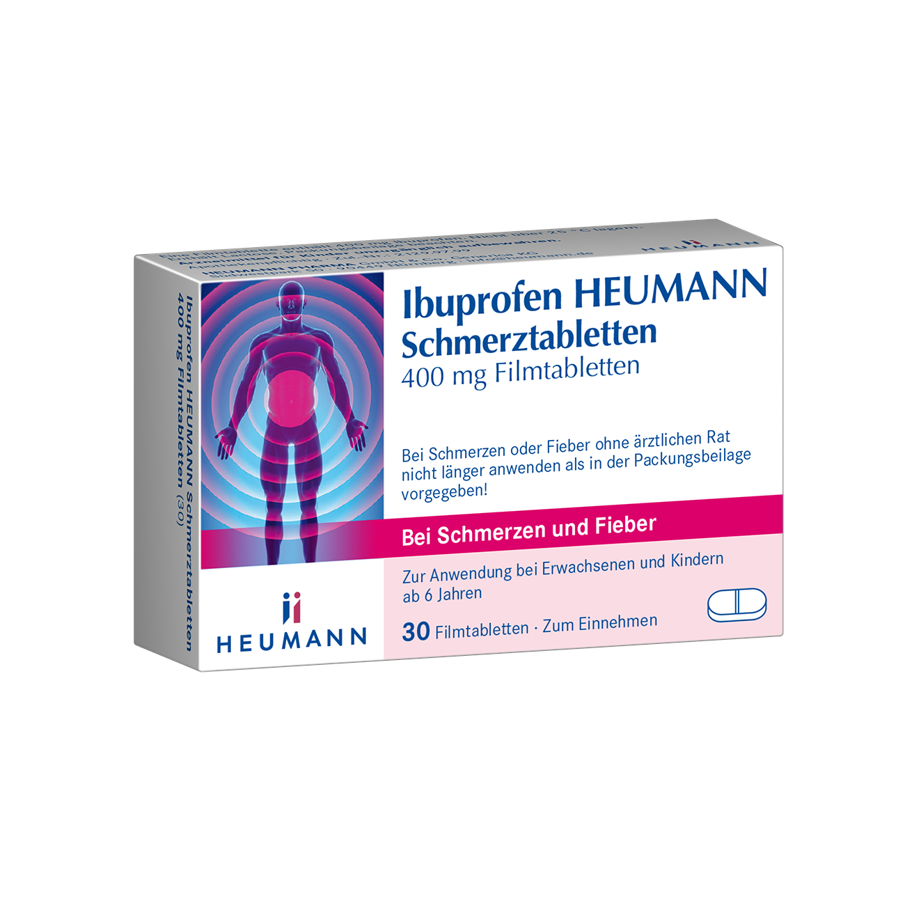 IBUPROFEN Heumann Schmerztabletten 400 mg Abbildung für IBUPROFEN Heumann Schmerztabletten 400 mg