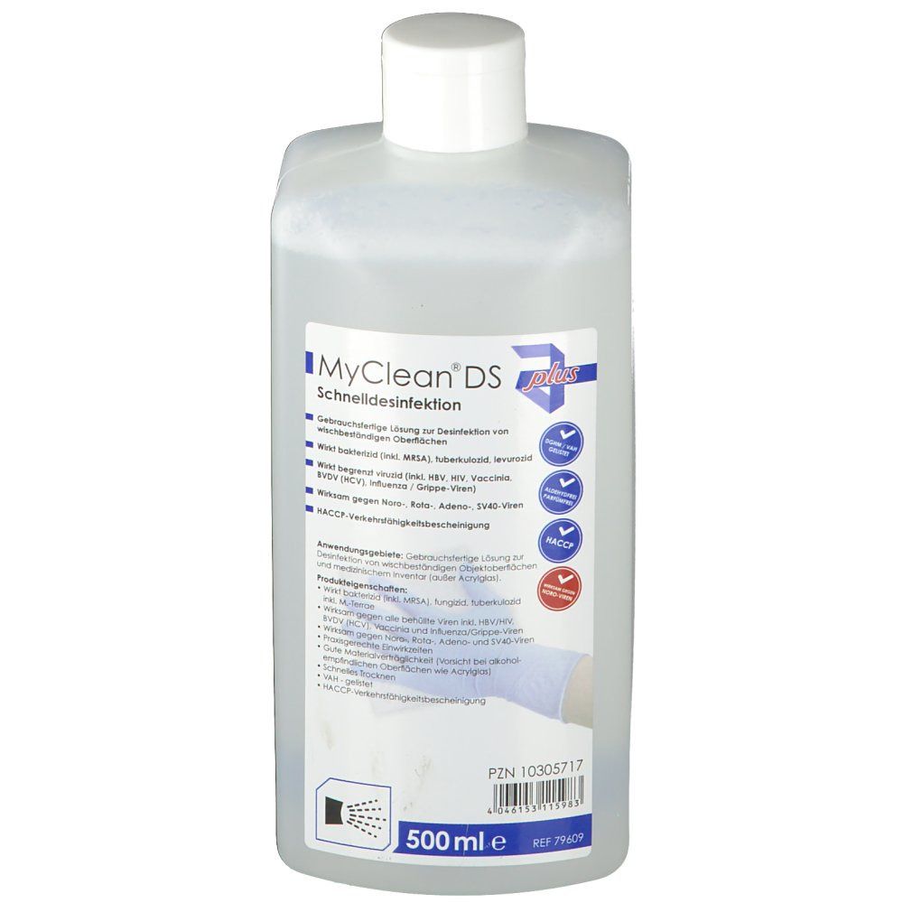 MYCLEAN DS Schnelldesinfektion neutral Serie plus Abbildung für MYCLEAN DS Schnelldesinfektion neutral Serie plus