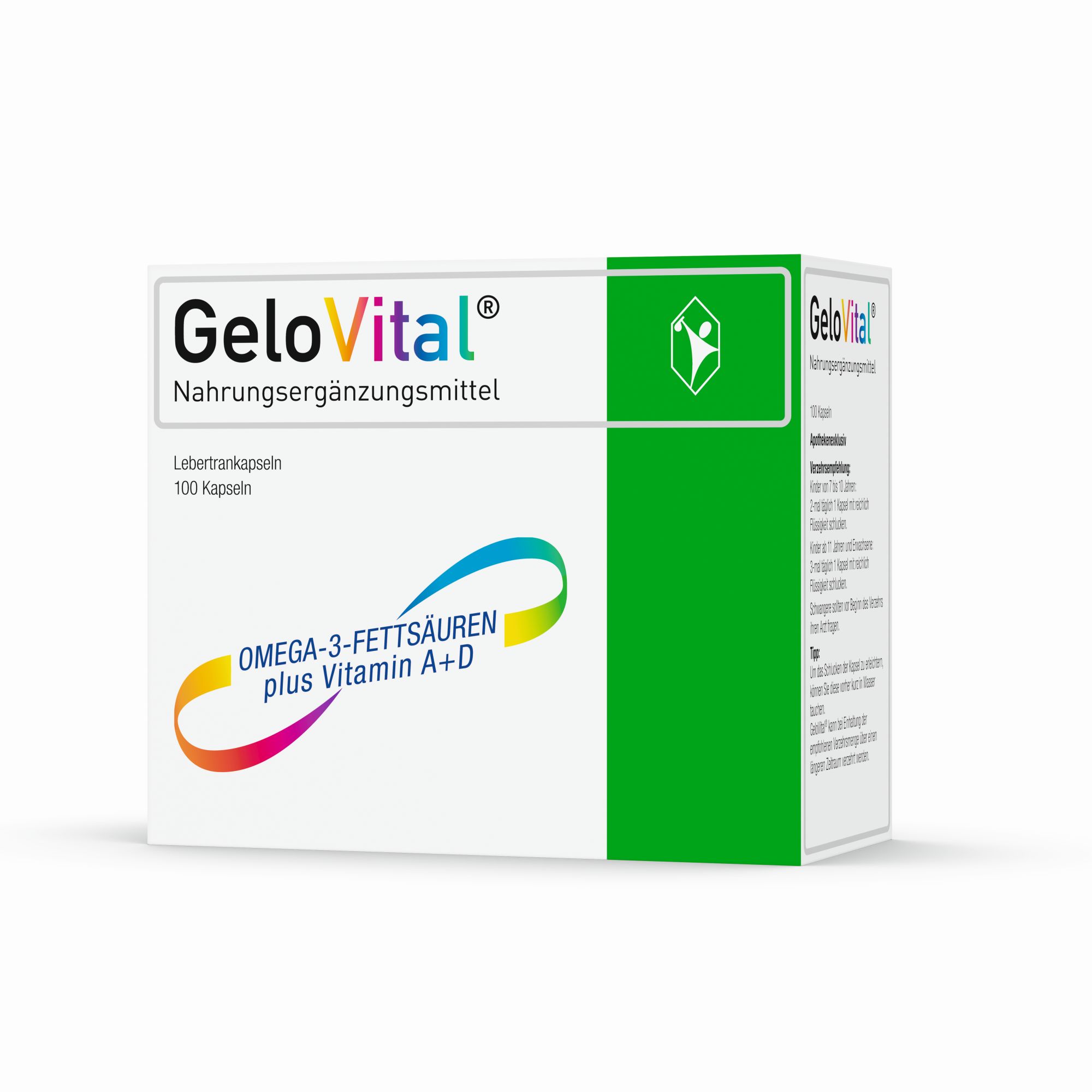 GeloVital Lebertrankapsel mit Vitamin A und Vitamin D Abbildung für GeloVital Lebertrankapsel mit Vitamin A und Vitamin D