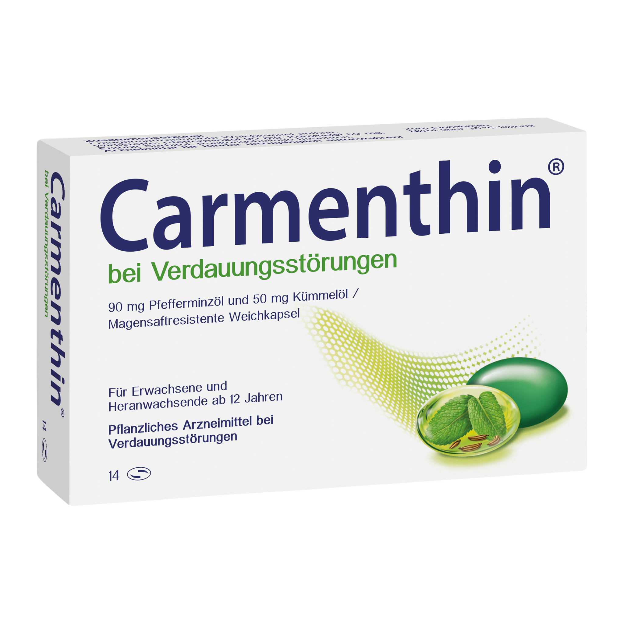 CARMENTHIN bei Verdauungsstörungen msr.Weichkaps. Abbildung für CARMENTHIN bei Verdauungsstörungen msr.Weichkaps.