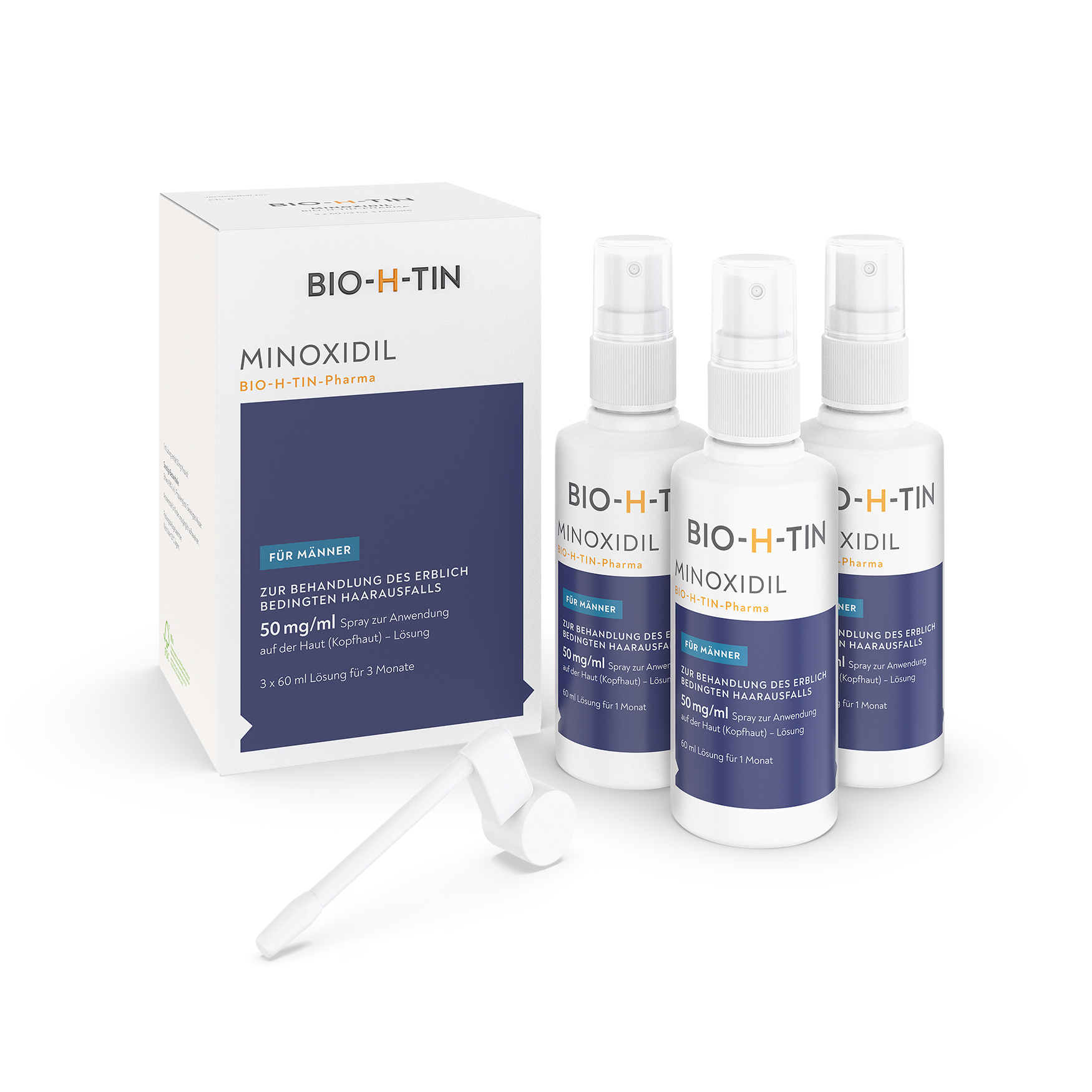 MINOXIDIL BIO-H-TIN® 50mg/ml für Männer Abbildung für MINOXIDIL BIO-H-TIN® 50mg/ml für Männer