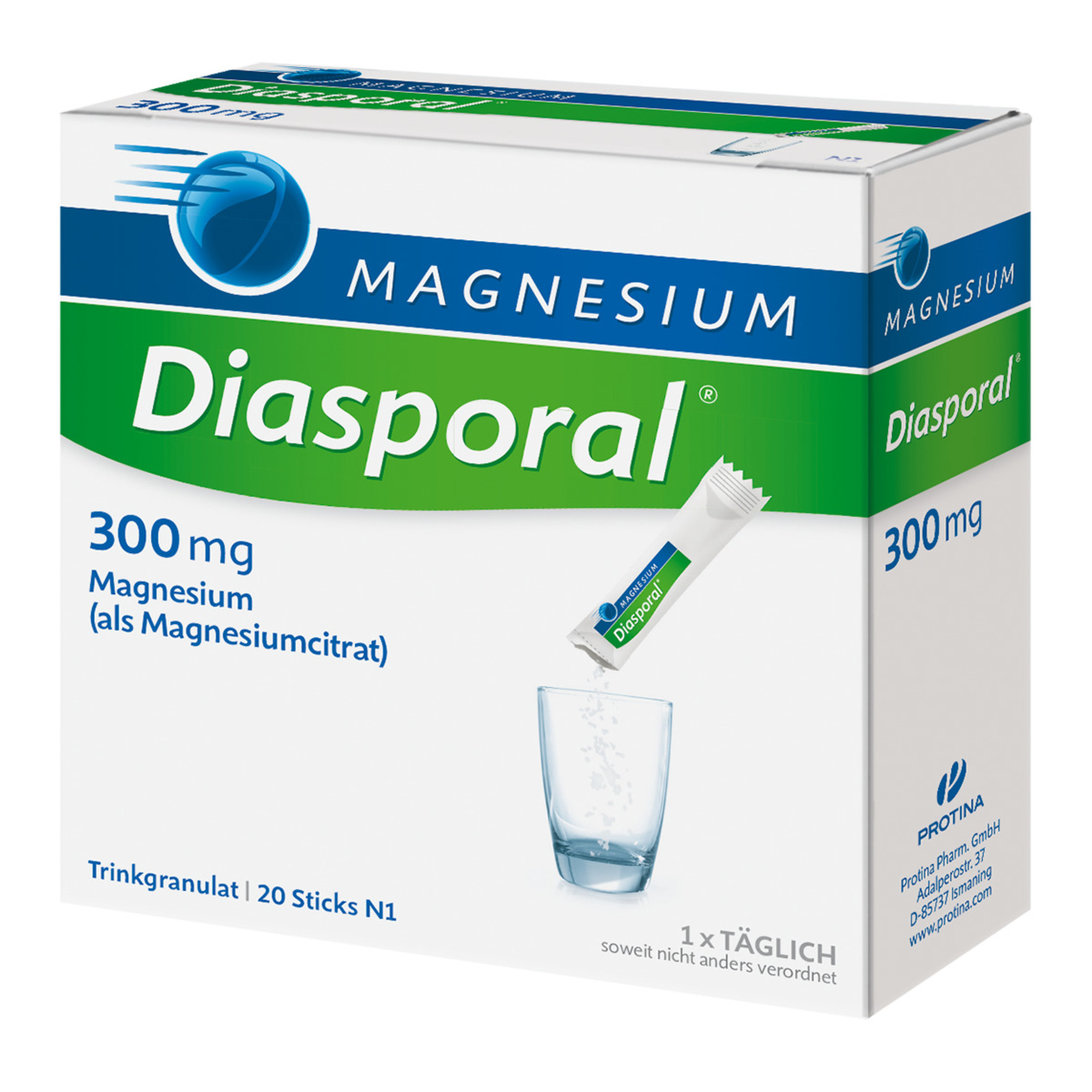 MAGNESIUM DIASPORAL 300 mg Granulat Abbildung für MAGNESIUM DIASPORAL 300 mg Granulat