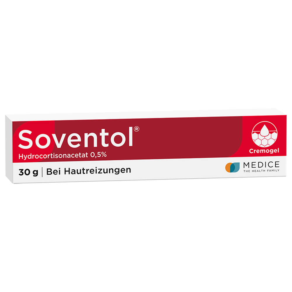 SOVENTOL Hydrocortisonacetat 0,5% Creme Abbildung für SOVENTOL Hydrocortisonacetat 0,5% Creme