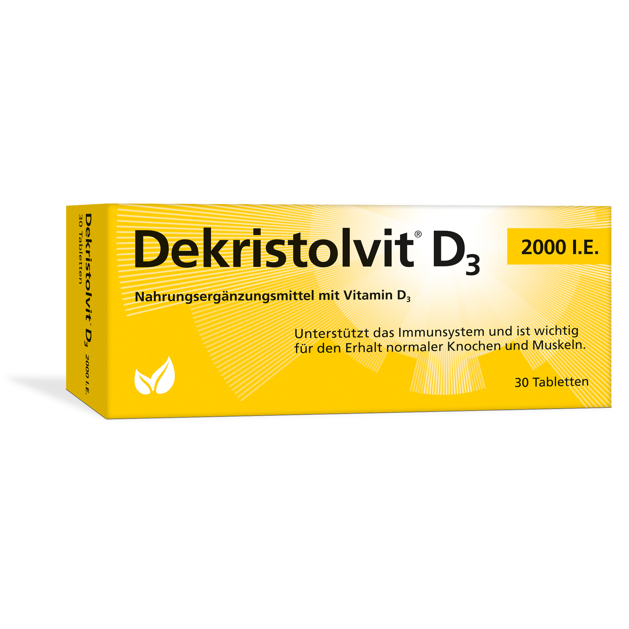 DEKRISTOLVIT D3 2.000 I.E. Tabletten Abbildung für DEKRISTOLVIT D3 2.000 I.E. Tabletten
