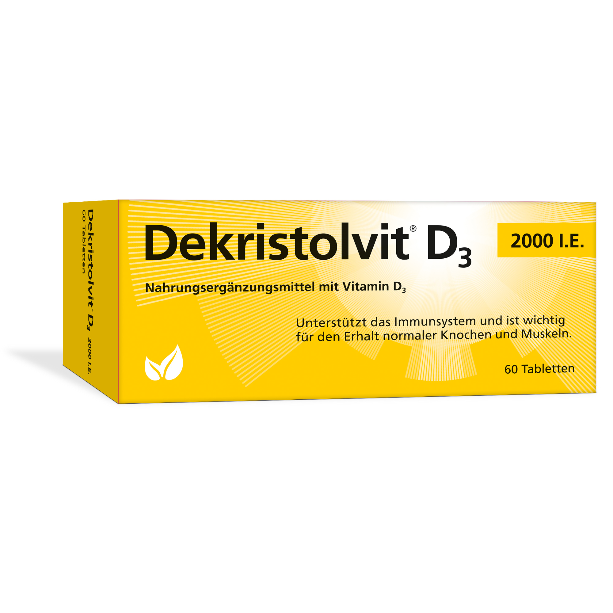 DEKRISTOLVIT D3 2.000 I.E. Tabletten Abbildung für DEKRISTOLVIT D3 2.000 I.E. Tabletten