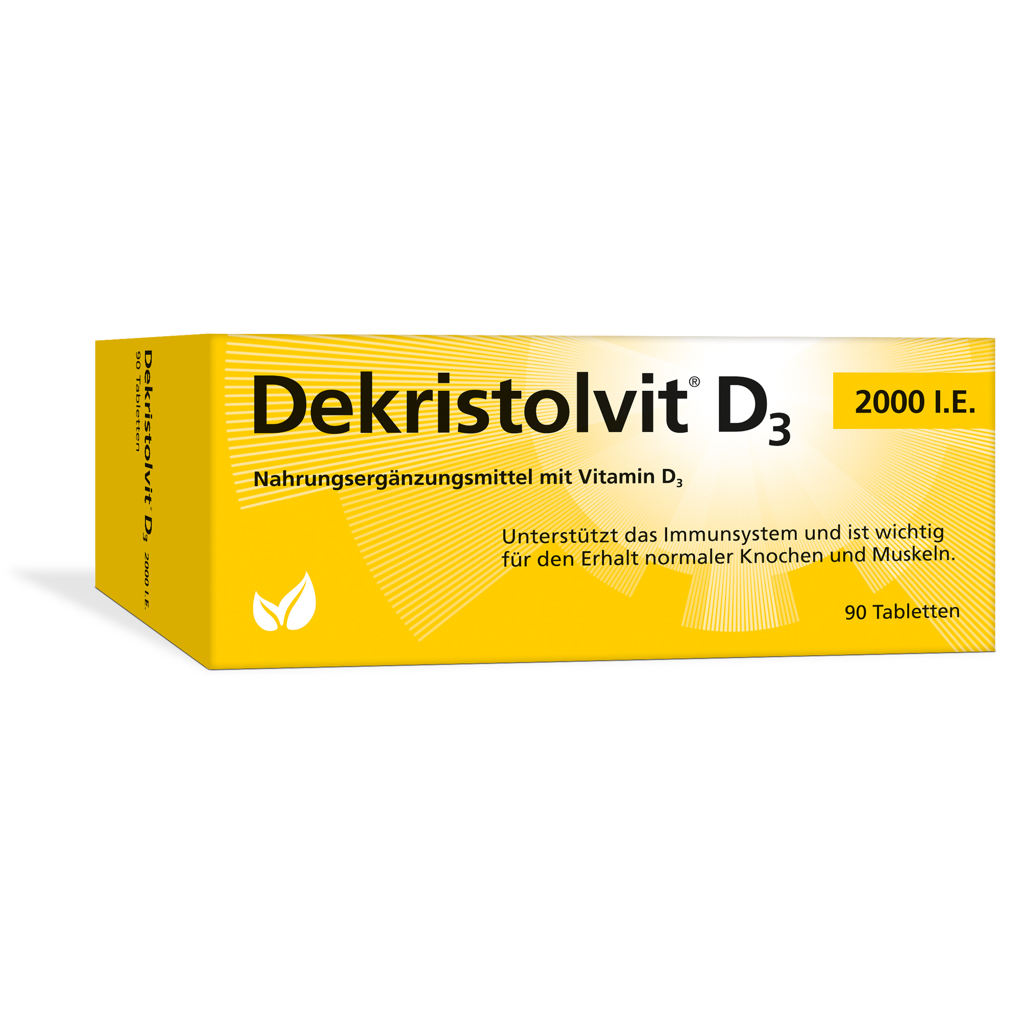DEKRISTOLVIT D3 2.000 I.E. Tabletten Abbildung für DEKRISTOLVIT D3 2.000 I.E. Tabletten