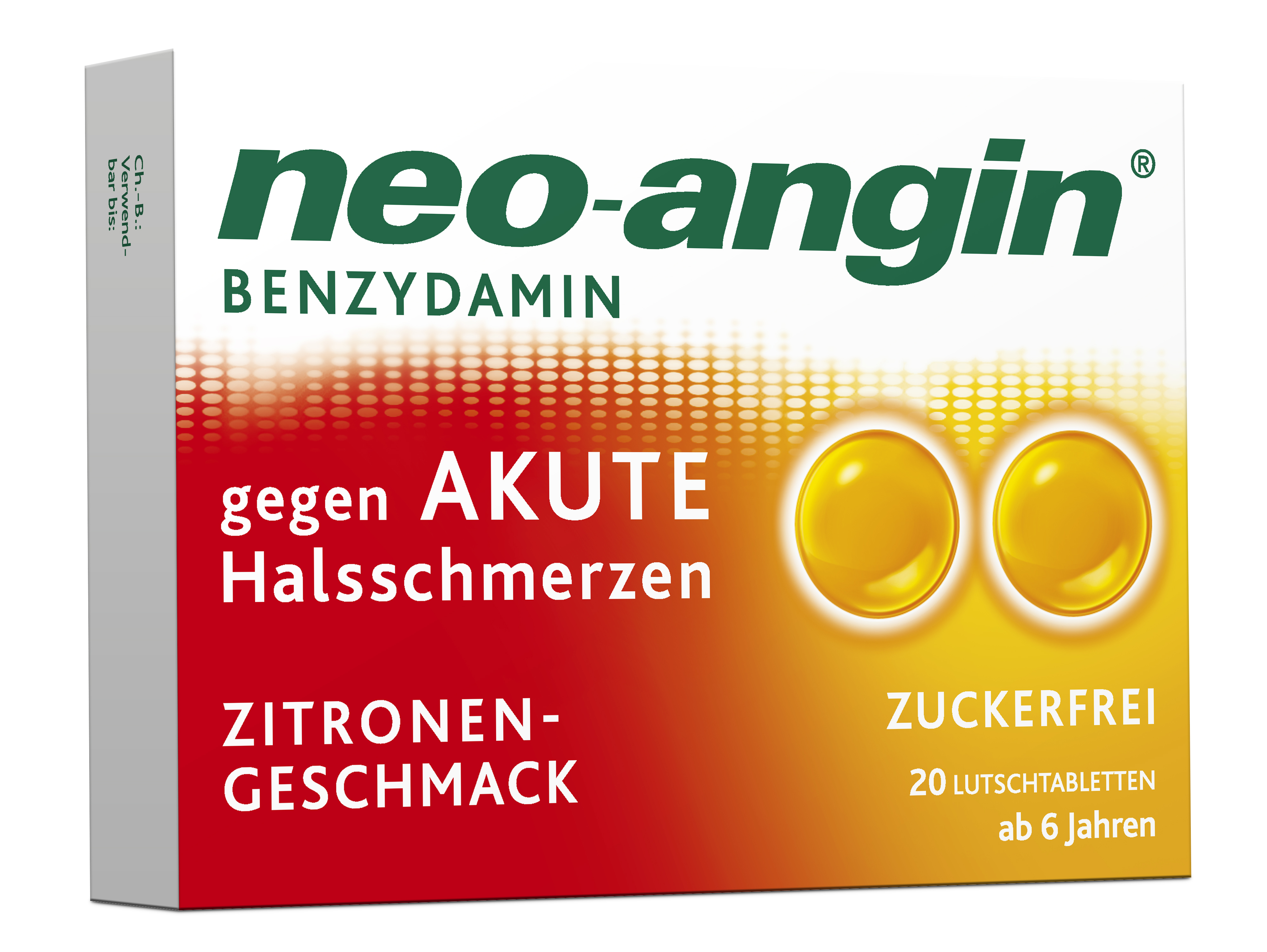 NEO-ANGIN Benzydamin akute Halsschmerzen Zitrone Abbildung für NEO-ANGIN Benzydamin akute Halsschmerzen Zitrone