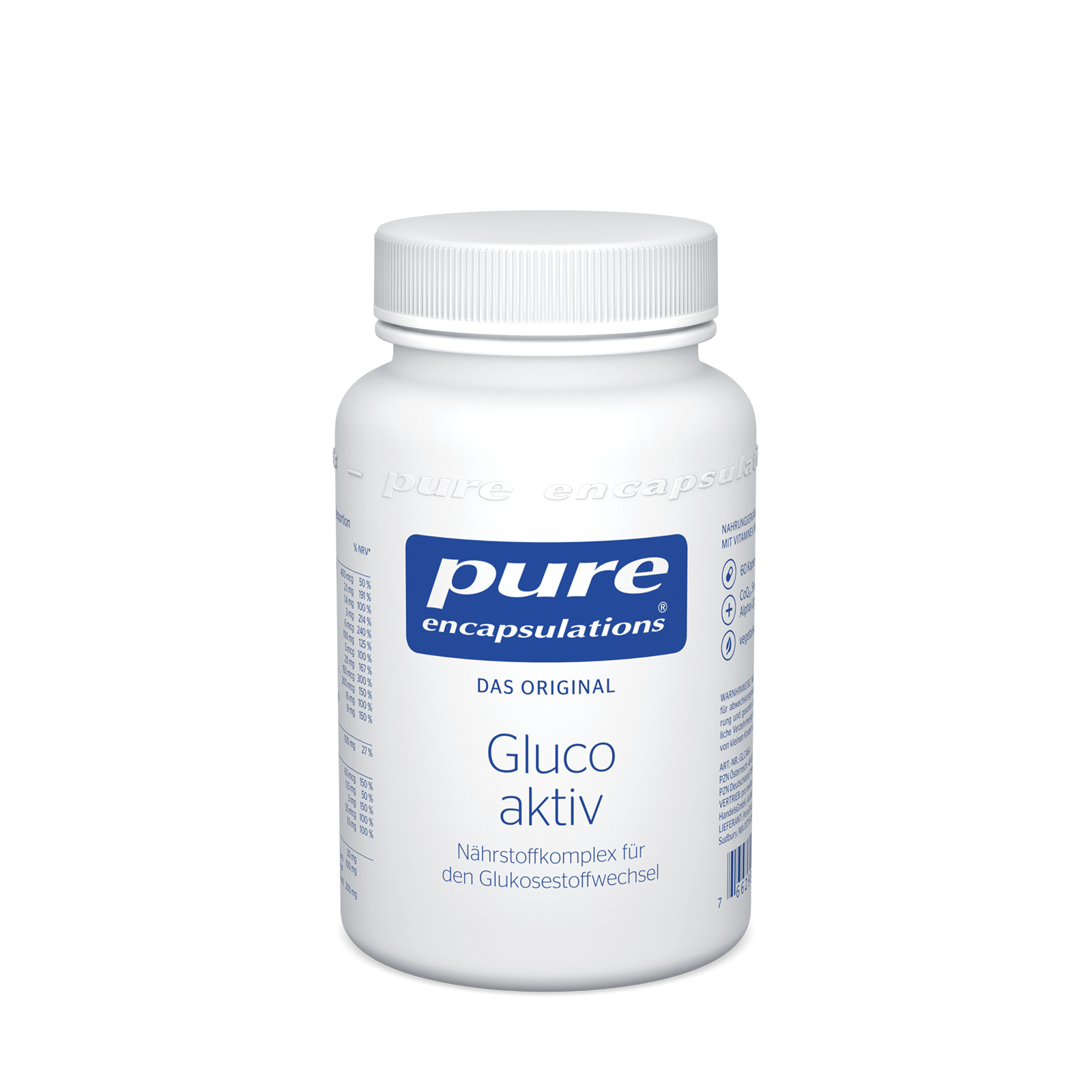 PURE ENCAPSULATIONS Gluco aktiv Kapseln Abbildung für PURE ENCAPSULATIONS Gluco aktiv Kapseln