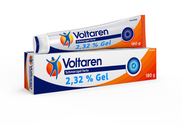 Voltaren Schmerzgel forte 23,2 mg/g Gel mit Diclofenac Abbildung für Voltaren Schmerzgel forte 23,2 mg/g Gel mit Diclofenac