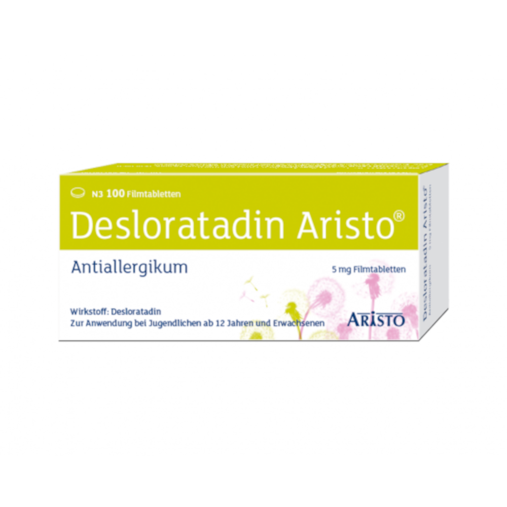 DESLORATADIN Aristo 5 mg Filmtabletten Abbildung für DESLORATADIN Aristo 5 mg Filmtabletten